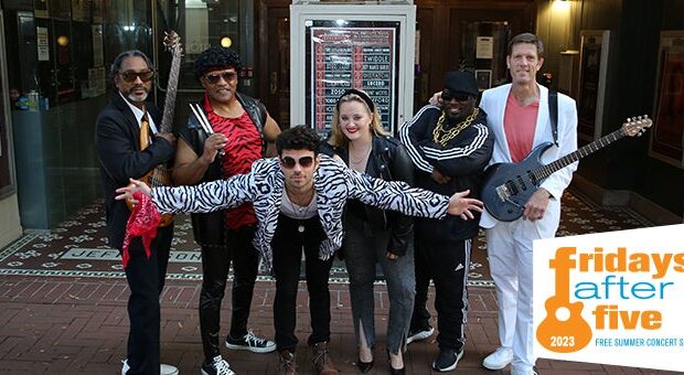 FRIDAYS AFTER FIVE: MAD MAXX & THE GROOVE TRAIN BAND with LYDIA STATION