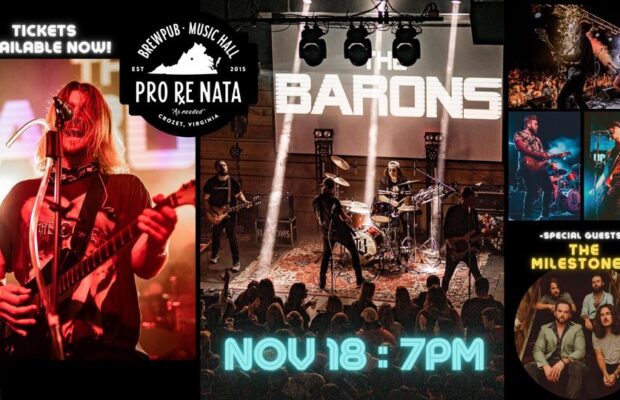 THE BARONS W/ THE MILESTONES THE BARONS W/ THE MILESTONES