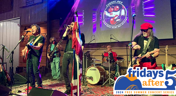 FRIDAYS AFTER FIVE: CHERRY RED WITH ARK OF MARK