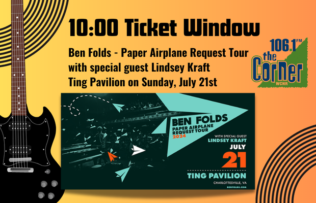 10:00 Ticket Window – Ben Folds