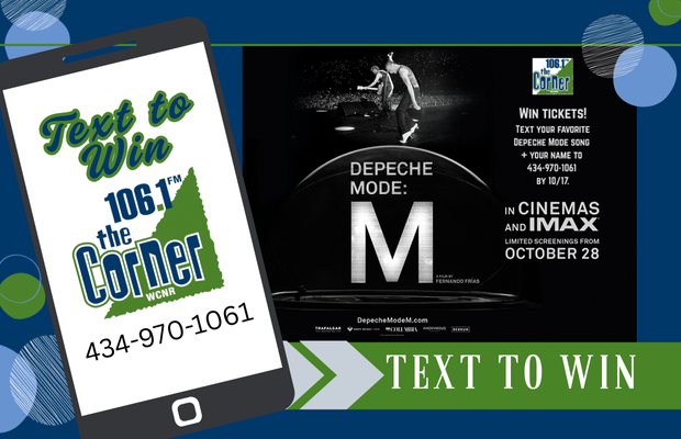 Text to Win tickets to see Depeche Mode: M in Theater