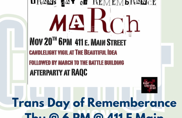 Community Corner: Trans Day Of Rememberance
