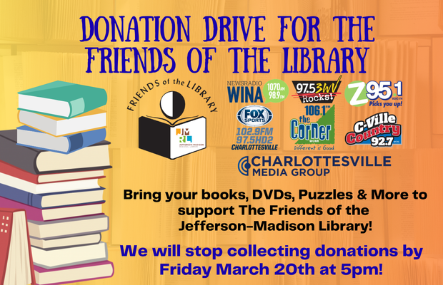 Book Drive for the Friends of the Library 2026