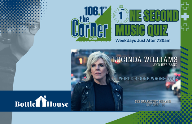 One Second Music Quiz: Lucinda Williams One Second Music Quiz: Lucinda Williams