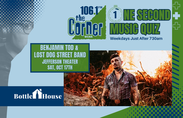 One Second Music Quiz: Benjamin Tod & Lost Dog Street Band